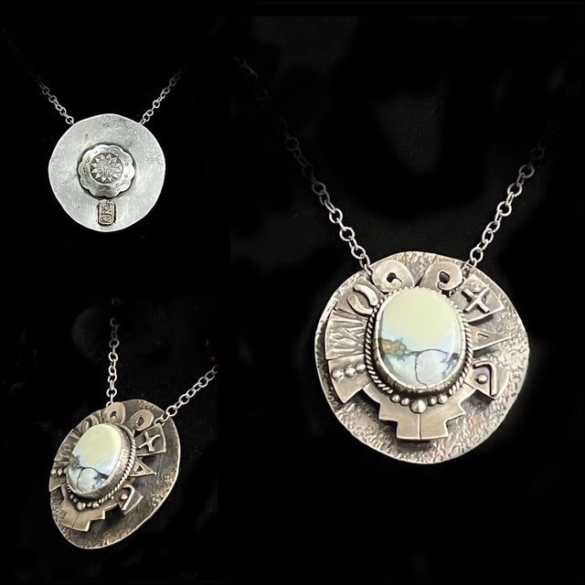 Two Tiered Sterling Silver Pendant