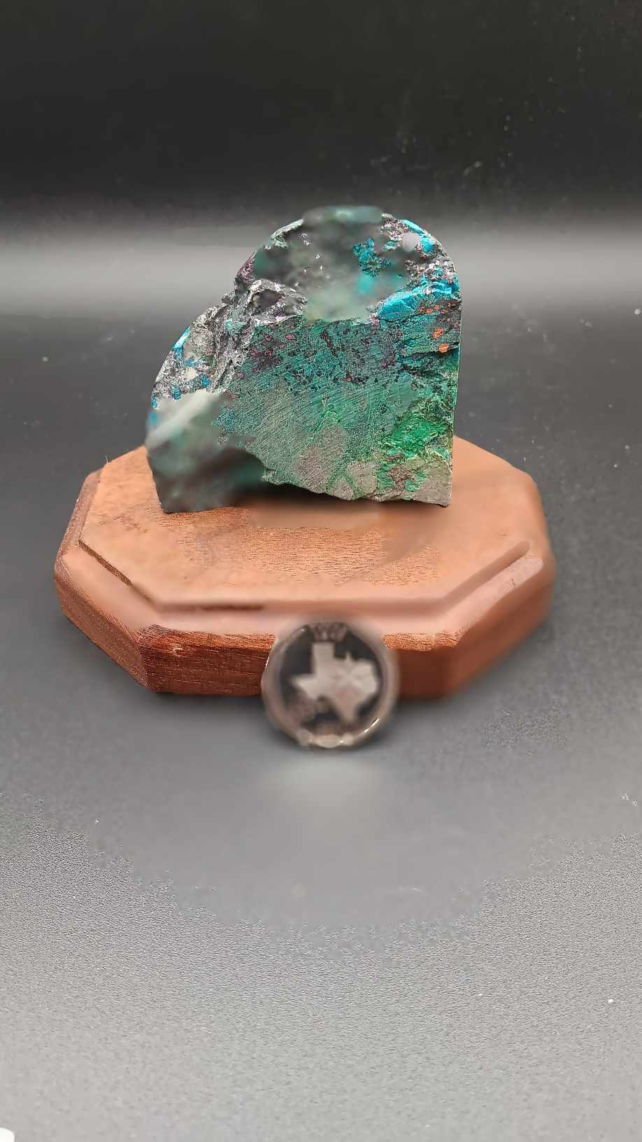 Chrysocolla/Malachite Copper Polished Specimen