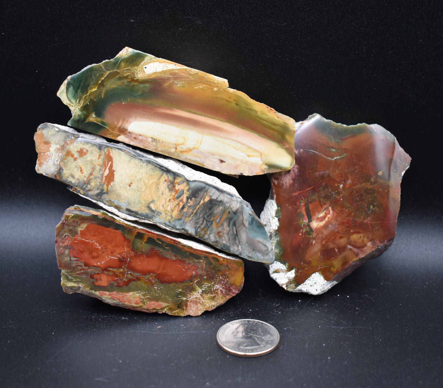 Morrisonite Polished Specimens (4)