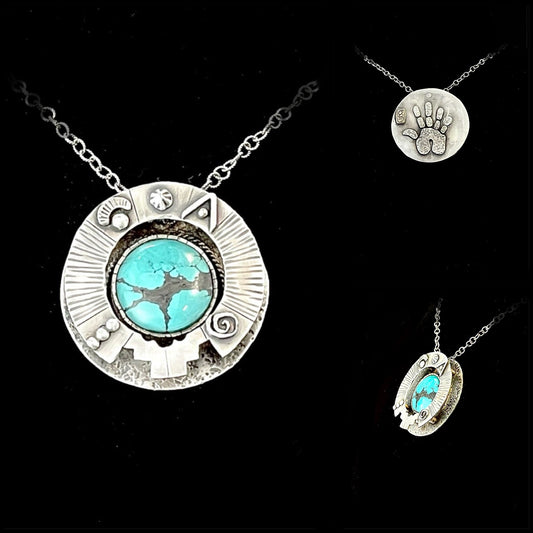 Two Tiered Sterling Silver Pendant