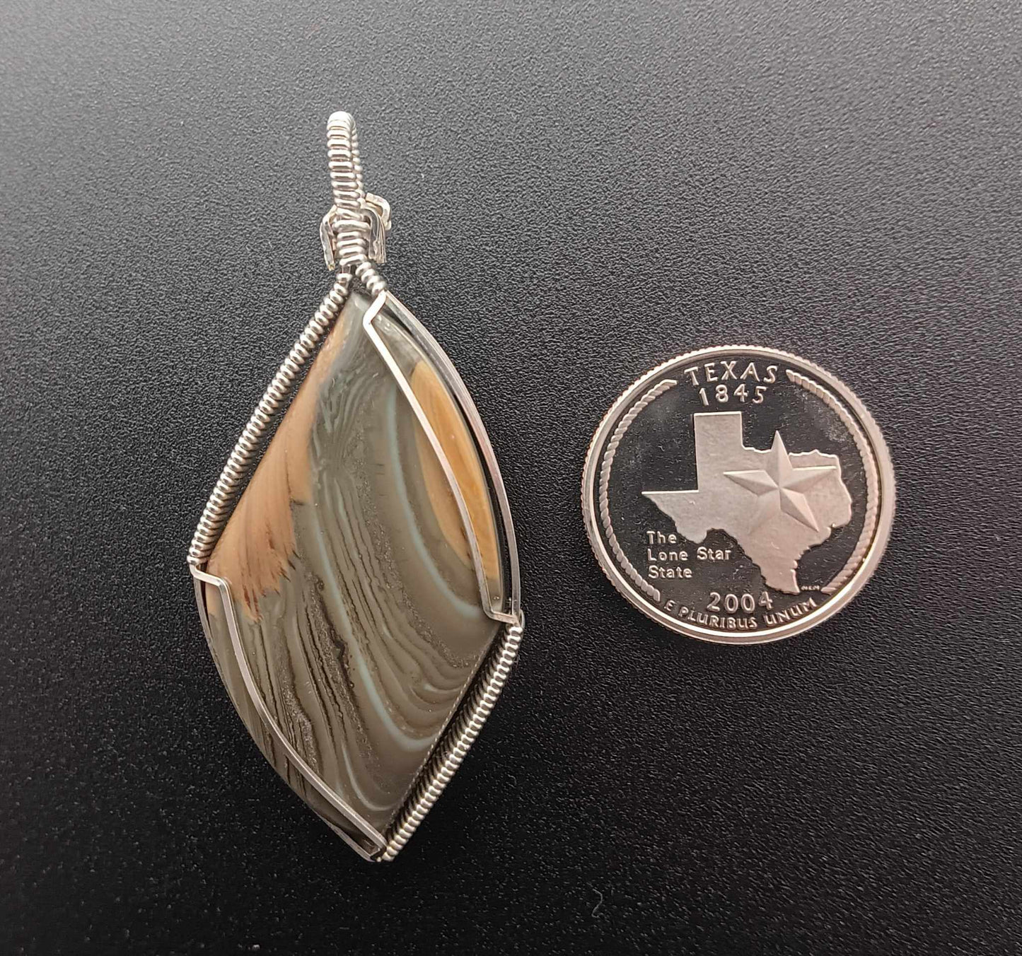 Damascus Jasper Pendant