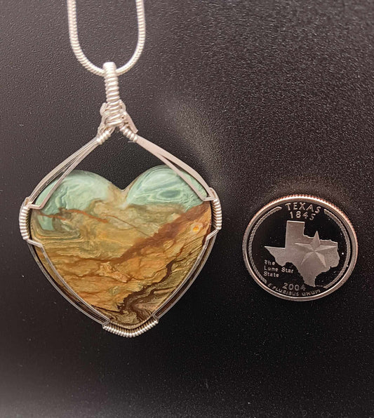 Larsonite Pendant