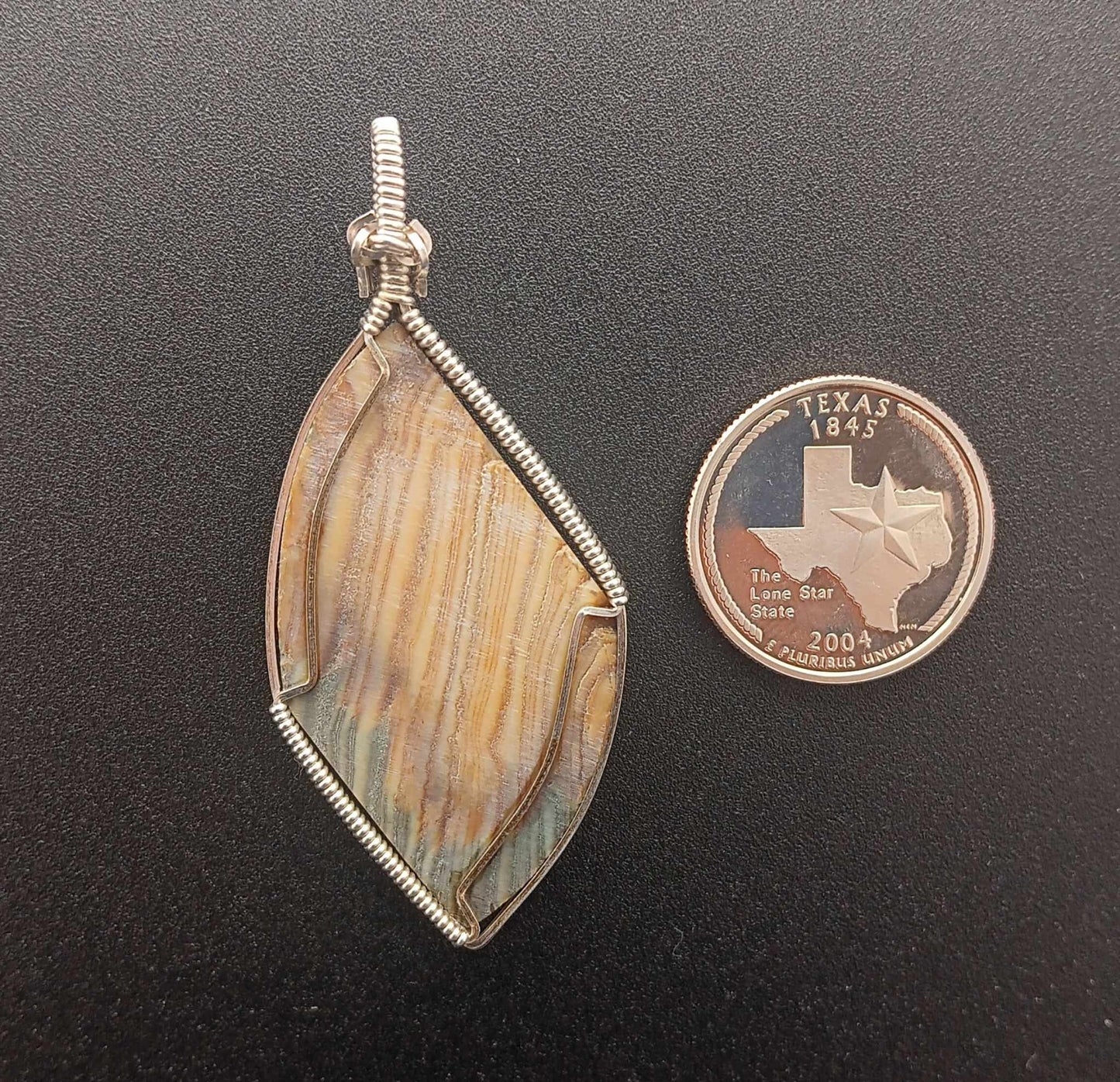 Damascus Jasper Pendant